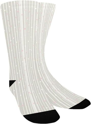 جوارب رمادية مخططة للمشي لمسافات طويلة - جوارب شتوية حرارية سميكة دافئة للأولاد والبنات الصغار للمدرسة، والارتداء اليومي والأنشطة الخارجية in Kuwait