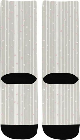 جوارب رمادية مخططة للمشي لمسافات طويلة - جوارب شتوية حرارية سميكة دافئة للأولاد والبنات الصغار للمدرسة، والارتداء اليومي والأنشطة الخارجية in Kuwait