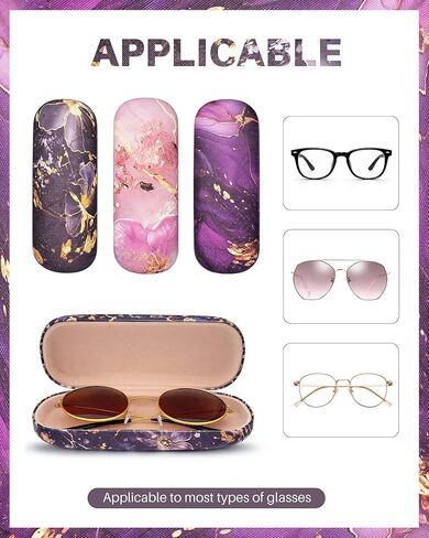3pack eyeglass case قذيفة صلبة ， قذيفة قشرة صلبة ， قذيفة زجاجية قشرة صلبة ， حالة نظارات القراءة in Kuwait