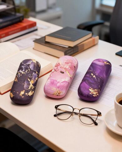 3pack eyeglass case قذيفة صلبة ， قذيفة قشرة صلبة ， قذيفة زجاجية قشرة صلبة ， حالة نظارات القراءة in Kuwait