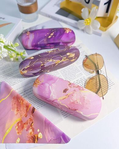 3pack eyeglass case قذيفة صلبة ， قذيفة قشرة صلبة ， قذيفة زجاجية قشرة صلبة ， حالة نظارات القراءة in Kuwait