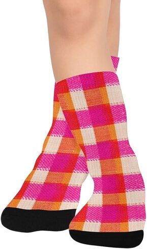 جوارب المشي لمسافات طويلة بطباعة منقوشة من الحمضيات - جوارب شتوية حرارية سميكة دافئة للأطفال الصغار للأولاد والبنات للمدرسة، والارتداء اليومي والأنشطة الخارجية in Kuwait