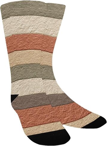 جوارب المشي لمسافات طويلة بطباعة زهور من Art Terracotta - جوارب شتوية حرارية سميكة دافئة للأولاد والبنات للمدرسة، والارتداء اليومي والأنشطة الخارجية in Kuwait