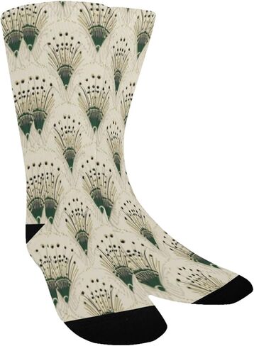 جوارب Emerald Burst Glow Art للمشي لمسافات طويلة - جوارب شتوية حرارية سميكة دافئة للأولاد والبنات للمدرسة، والارتداء اليومي والأنشطة الخارجية in Kuwait