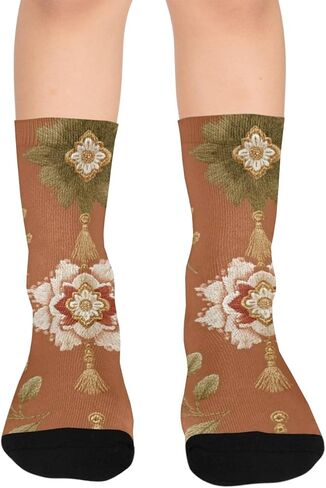 جوارب دافئة للمشي لمسافات طويلة بقاعدة من الطين - جوارب شتوية حرارية سميكة دافئة للأولاد والبنات للمدرسة، والارتداء اليومي والأنشطة الخارجية in Kuwait