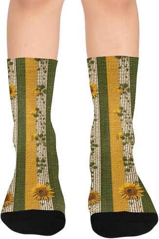 جوارب التنزه سيرًا على الأقدام بفن الزهور الزاهية - جوارب شتوية حرارية سميكة دافئة للأولاد والبنات الصغار للمدرسة، والارتداء اليومي والأنشطة الخارجية in Kuwait