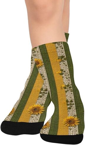 جوارب التنزه سيرًا على الأقدام بفن الزهور الزاهية - جوارب شتوية حرارية سميكة دافئة للأولاد والبنات الصغار للمدرسة، والارتداء اليومي والأنشطة الخارجية in Kuwait