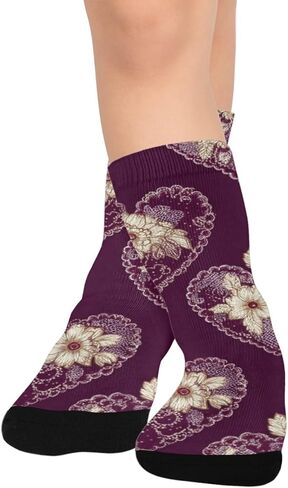 جوارب التنزه سيرًا على الأقدام من الدانتيل الرقيق - جوارب شتوية حرارية سميكة دافئة للأطفال الصغار للأولاد والبنات للمدرسة، والارتداء اليومي والأنشطة الخارجية in Kuwait