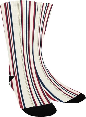 جوارب للمشي لمسافات طويلة برسومات بحرية مخططة - جوارب شتوية حرارية سميكة دافئة للأولاد والبنات الصغار للمدرسة، والارتداء اليومي والأنشطة الخارجية in Kuwait