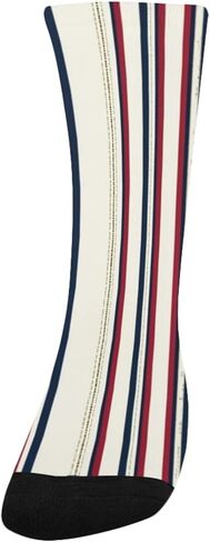 جوارب للمشي لمسافات طويلة برسومات بحرية مخططة - جوارب شتوية حرارية سميكة دافئة للأولاد والبنات الصغار للمدرسة، والارتداء اليومي والأنشطة الخارجية in Kuwait