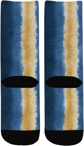 جوارب Art Stripe Nary Blue للمشي لمسافات طويلة - جوارب شتوية حرارية سميكة دافئة للأطفال الصغار للأولاد والبنات للمدرسة، والارتداء اليومي والأنشطة الخارجية in Kuwait