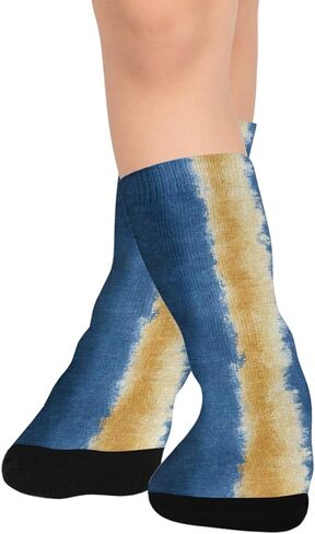 جوارب Art Stripe Nary Blue للمشي لمسافات طويلة - جوارب شتوية حرارية سميكة دافئة للأطفال الصغار للأولاد والبنات للمدرسة، والارتداء اليومي والأنشطة الخارجية in Kuwait