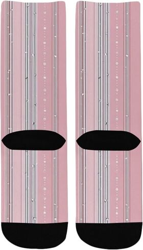 جوارب للمشي لمسافات طويلة مطبوعة مخططة باللون الأزرق الخدود - جوارب شتوية حرارية سميكة دافئة للأطفال الصغار للأولاد والبنات للمدرسة، والارتداء اليومي والأنشطة الخارجية in Kuwait