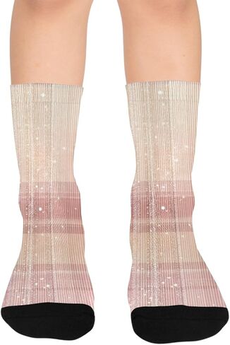 جوارب Dot Stripe Vibe للمشي لمسافات طويلة - جوارب شتوية حرارية سميكة دافئة للأولاد والبنات الصغار للمدرسة، والارتداء اليومي والأنشطة الخارجية in Kuwait