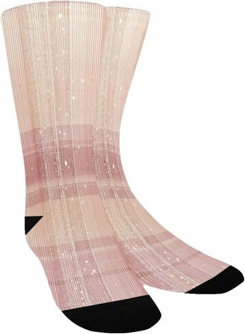 جوارب Dot Stripe Vibe للمشي لمسافات طويلة - جوارب شتوية حرارية سميكة دافئة للأولاد والبنات الصغار للمدرسة، والارتداء اليومي والأنشطة الخارجية in Kuwait