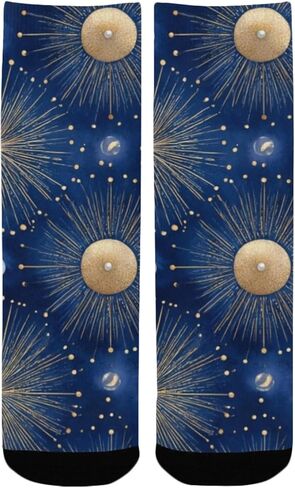 جوارب Midnight Burst Glow للمشي لمسافات طويلة - جوارب شتوية حرارية سميكة دافئة للأولاد والبنات الصغار للمدرسة، والارتداء اليومي والأنشطة الخارجية in Kuwait