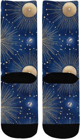 جوارب Midnight Burst Glow للمشي لمسافات طويلة - جوارب شتوية حرارية سميكة دافئة للأولاد والبنات الصغار للمدرسة، والارتداء اليومي والأنشطة الخارجية in Kuwait