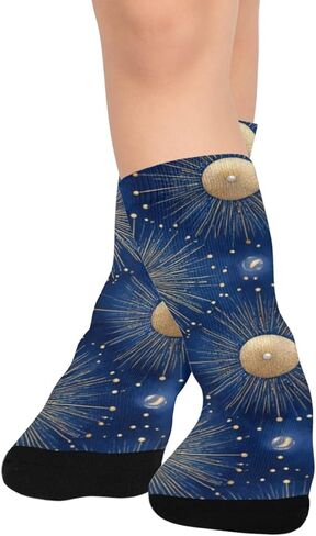 جوارب Midnight Burst Glow للمشي لمسافات طويلة - جوارب شتوية حرارية سميكة دافئة للأولاد والبنات الصغار للمدرسة، والارتداء اليومي والأنشطة الخارجية in Kuwait