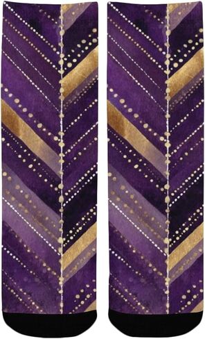 جوارب ترتان فيبي الأرجوانية الفاخرة للمشي لمسافات طويلة - جوارب شتوية حرارية سميكة دافئة للأطفال الصغار للأولاد والبنات للمدرسة، والارتداء اليومي والأنشطة الخارجية in Kuwait