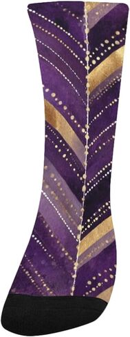 جوارب ترتان فيبي الأرجوانية الفاخرة للمشي لمسافات طويلة - جوارب شتوية حرارية سميكة دافئة للأطفال الصغار للأولاد والبنات للمدرسة، والارتداء اليومي والأنشطة الخارجية in Kuwait