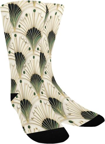 جوارب المشي لمسافات طويلة باللون الأخضر على شكل زهور - جوارب شتوية حرارية سميكة دافئة للأولاد والبنات الصغار للمدرسة، والارتداء اليومي والأنشطة الخارجية in Kuwait