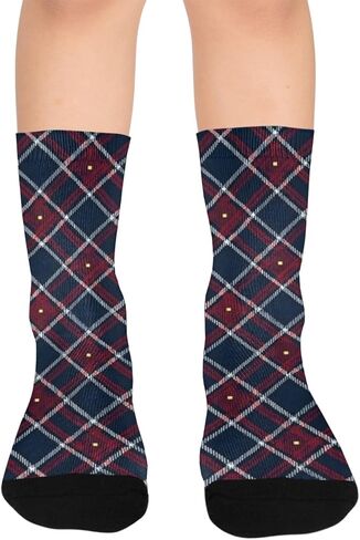 جوارب للمشي لمسافات طويلة بطباعة منقوشة على شكل نجمة - جوارب شتوية حرارية سميكة دافئة للأطفال الصغار للأولاد والبنات للمدرسة، والارتداء اليومي والأنشطة الخارجية in Kuwait