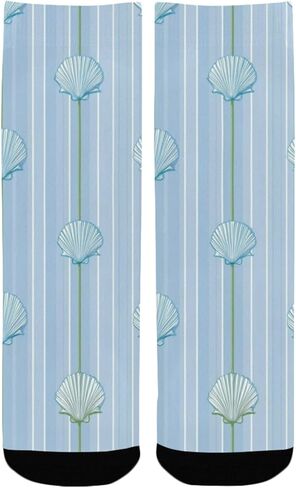 جوارب ناعمة للمشي لمسافات طويلة ذات قاعدة زرقاء شاحبة - جوارب شتوية حرارية سميكة دافئة للأولاد والبنات للمدرسة، والارتداء اليومي والأنشطة الخارجية in Kuwait