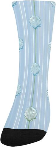 جوارب ناعمة للمشي لمسافات طويلة ذات قاعدة زرقاء شاحبة - جوارب شتوية حرارية سميكة دافئة للأولاد والبنات للمدرسة، والارتداء اليومي والأنشطة الخارجية in Kuwait