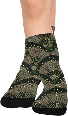 جوارب المشي لمسافات طويلة بطباعة الألعاب النارية من آرت ديكو - جوارب شتوية حرارية سميكة دافئة للأولاد والبنات الصغار للمدرسة، والارتداء اليومي والأنشطة الخارجية in Kuwait