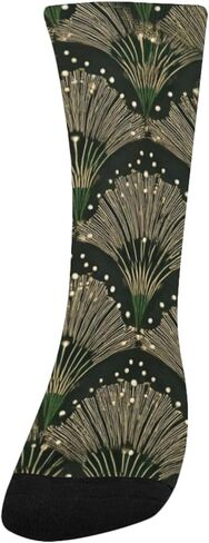 جوارب المشي لمسافات طويلة بطباعة الألعاب النارية من آرت ديكو - جوارب شتوية حرارية سميكة دافئة للأولاد والبنات الصغار للمدرسة، والارتداء اليومي والأنشطة الخارجية in Kuwait