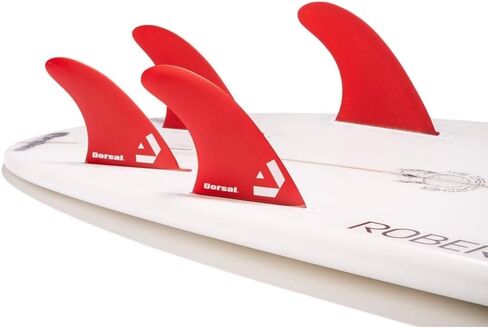 DORSAL Surfboard Fins Quad 4 Set FCS Compatible Green Medium Fiberglass with Honeycomb Hexcore in Saudi Arabia