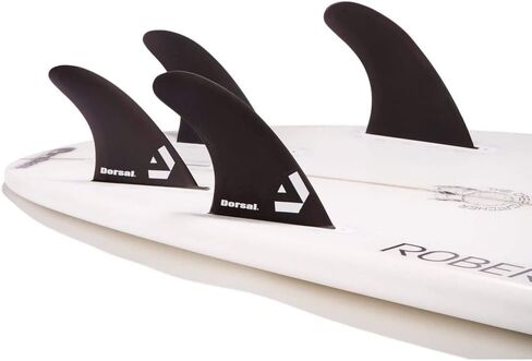 DORSAL Surfboard Fins Quad 4 Set FCS Compatible Green Medium Fiberglass with Honeycomb Hexcore in Saudi Arabia