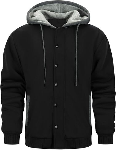 LBL الرائدة في حياة أفضل الرجال زمم هوديس البلوز الوزن الثقيل الصوف جواكت شتوية معاطف سميكة دافئة in Kuwait