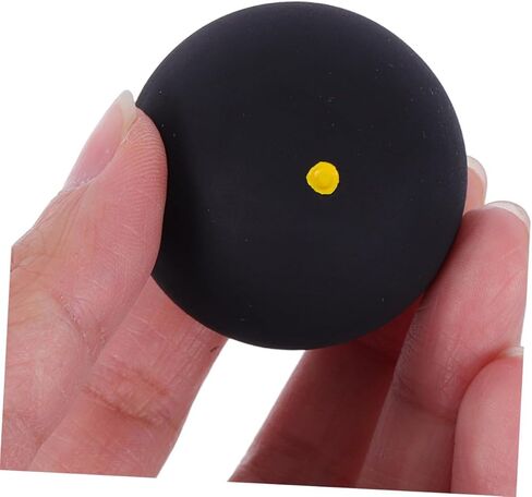 Professional Single Dot Squash Balls 2pcs, High Bounce Rubber Training Balls for Beginner Hand-Eye Coordination and Reaction Practice, Indoor and Outdoor Squash Equipment in Saudi Arabia