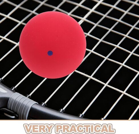 GALPADA 2pcs Squash Training Balls Set, Quick Release Professional Blue Dot Practice Squash Balls for Home and Warm-up Use, High Bounce Sturdy Sports Equipment for Men in Saudi Arabia