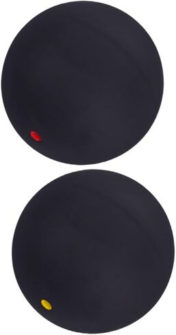 Wakauto Professional Single Dot Squash Ball 2pcs Rubber Training Balls for Indoor and Outdoor Practice, Reaction Training Equipment for Squash Athletes and Hand-Eye Coordination in Saudi Arabia