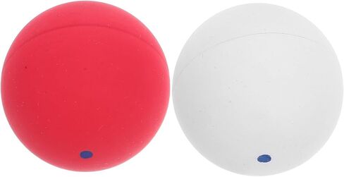 Wakauto 2pcs Single Blue Dot Squash Training Balls, Rubber Wear-Resistant Practice Balls for General Squash Lessons and Sports Clubs Use in Saudi Arabia