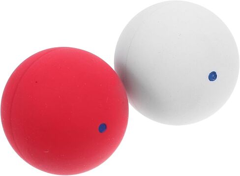 قطعتان من كرات تدريب الاسكواش المطاطية عالية المرونة سريعة الارتداد باللونين الأزرق والقرمزي كرات تدريب للمبتدئين والمنافسة والتمرين في الهواء الطلق in Kuwait