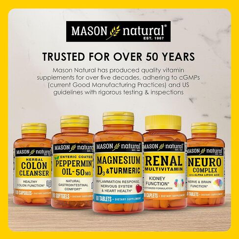 MASON NATURAL Saw Palmetto 500 mg, Supports Prostate Health & Urinary Function, 90 Capsules in Saudi Arabia