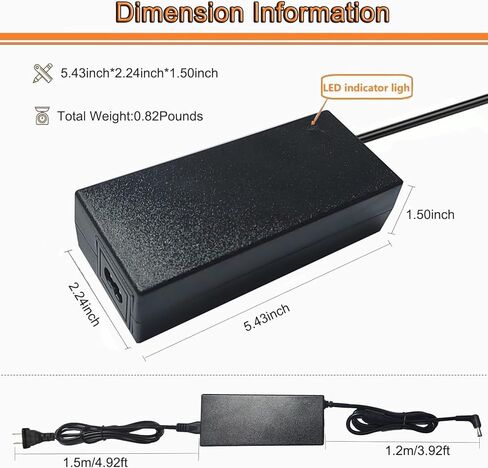 Charger for Inogen One G1 G2 G3 G4 G5 Concentrator BA-301 BA-302 BA-303 BA-107 BA-106 BA-207 BA-503 BA-401 BA-403 BA-307 BA-306 Oxygen Concentrator Power Adapter Cord in Saudi Arabia