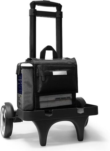 Ultralight 360 Ventilated Backpack with Tailored Collapsible Carrying Cart, 2025 Upgraded Backpack for Portable Oxygen Concentrators, Only Compatible with Inogen One G5, Rove 6 and OxyGo Next in Saudi Arabia
