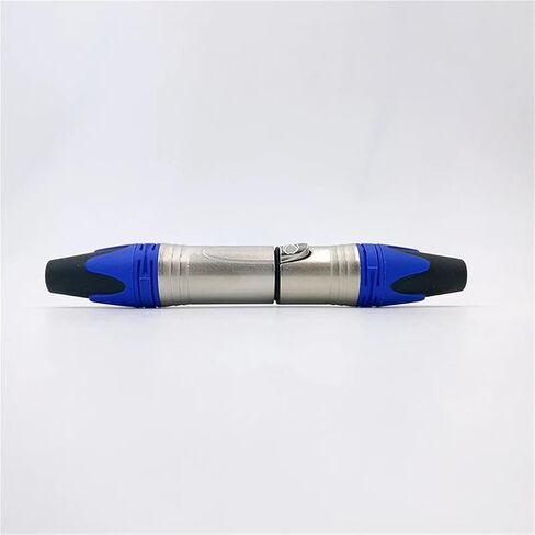 XLR Connector Audio Plugs Microphone 3pin Speaker Male & Female Colour 1Pcs(Yellow Female) in Saudi Arabia