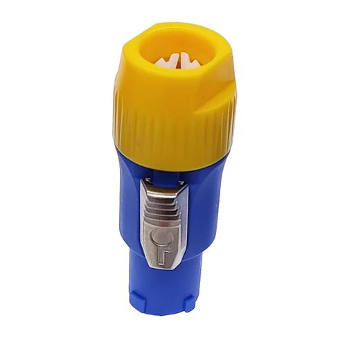 1Pcs Power Connector 3 Pins 20A 250V Speaker Cable Male(Blue-Grey Body) in Saudi Arabia