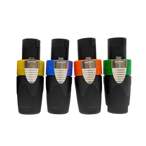5 قطعة موصل Powercon مكبر الصوت 4 مقابس القطب ذكر الطاقة الصوتية (Blue5PCS) in Saudi Arabia