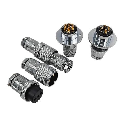 GX25 Connector Flange Fixing 20A 2pin 3pin 4pin 5pin 6pin 8pin 12pin DF25 Circular Connectors 1Pcs(2PIN Round) in Saudi Arabia