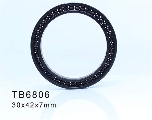 منتجات نقل الطاقة 6806 تحمل درجة حرارة عالية TB6806 500 درجة مئوية محامل قسم رقيقة كامل الكرة 30x42x7 مللي متر in Kuwait