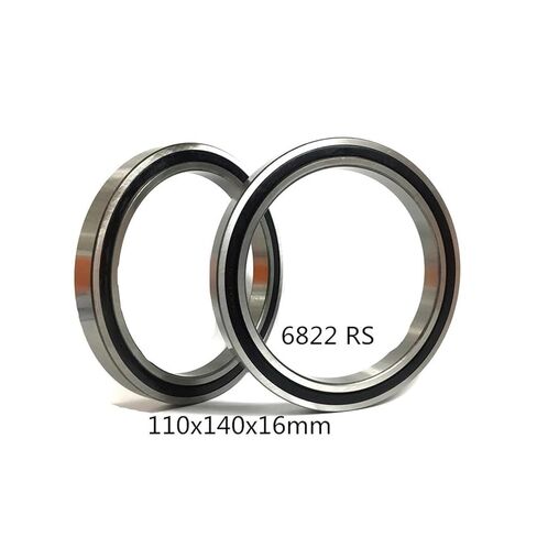 6822 2RS ABEC-1 110x140x16 مللي متر محامل قسم رقيقة 6822 RS 61822 in Kuwait