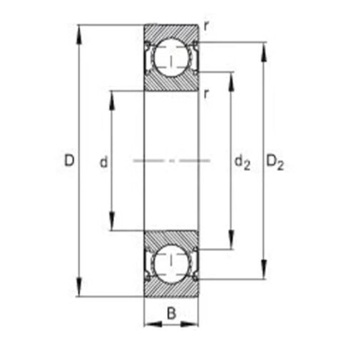 5 قطعة تحمل 6812 6812Z 6812ZZ 61812-2Z 60x78x10 ABEC-1 قسم رقيقة محمية كرات تروس الحمل العميقة واحدة in Kuwait