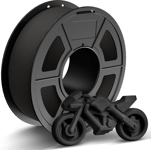 TECBEARS Rapid PETG Filament 1.75 مم، سرعة عالية 50-600 مم/ثانية خيوط طابعة ثلاثية الأبعاد، عالية المتانة PETG، أسود 1 كجم in Kuwait