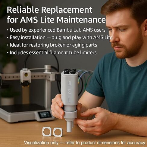 محور خيوط A1/A1 Mini AMS Lite، محور خيوط 5 اتجاهات متوافق مع Bambu Lab A1/A1 Mini AMS Lite System ملحقات طباعة متعددة الألوان قطع غيار موصلات أنابيب AMS in Saudi Arabia
